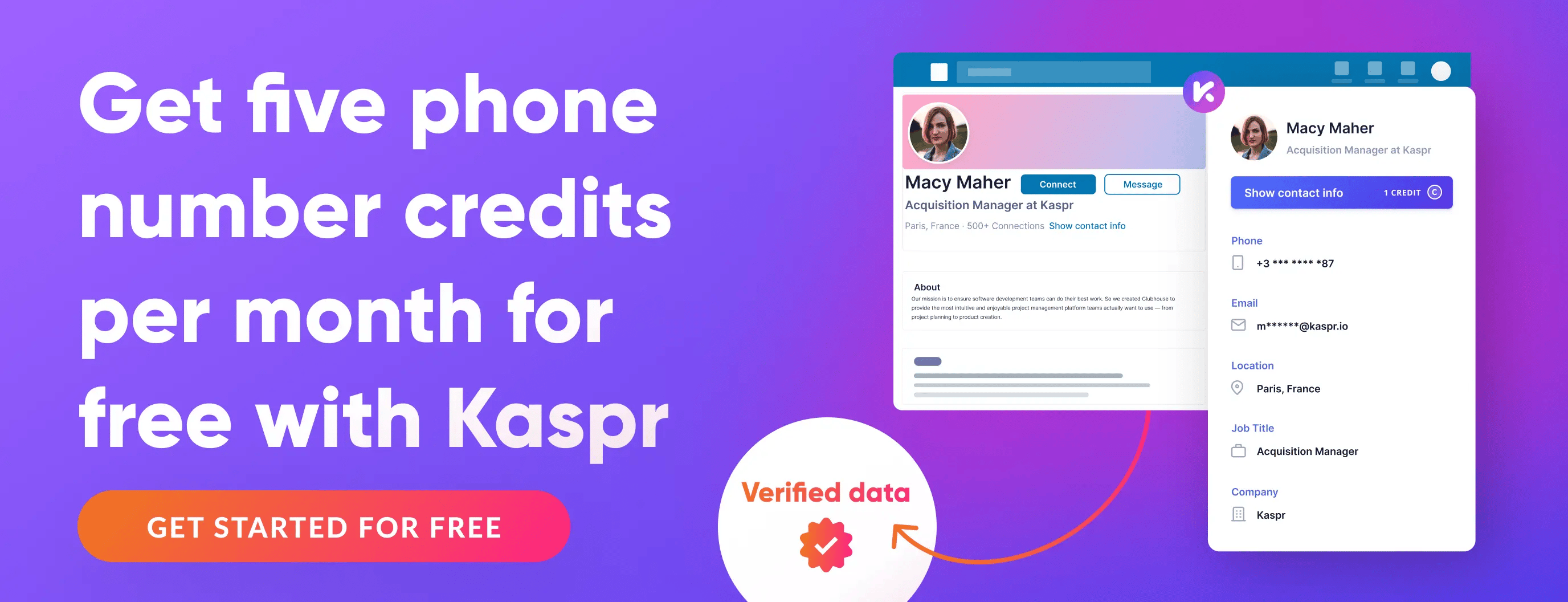 Blog CTA graphic - Five phone number credits per month for free